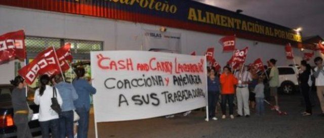 Veinte trabajadores de Cash & Carry firman un escrito para desmarcarse de la protesta organizada por Comisiones Obreras