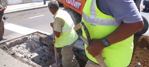 Las carreteras de Titerroy se están hundiendo en varios tramos