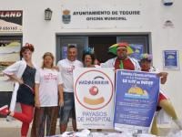 La Graciosa se convierte en un "mar de sonrisas" con el primer encuentro de payasos