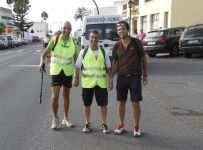 Cientos de peregrinos marchan a Mancha Blanca para hacer sus promesas a la Virgen de Los Volcanes