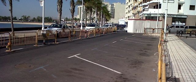 El inicio de las obras del carril bici supone ya la desaparición de aparcamientos en la Avenida de El Reducto