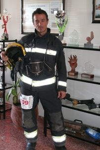 Un bombero de Lanzarote se proclama ganador de la primera edición del Woermann Vertical Run Ciudad de Las Palmas de Gran Canaria