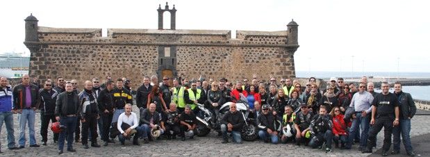 Los motoristas de Lanzarote respaldan la Ruta Canarias 88