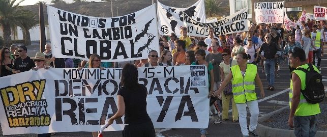 Democracia Real Ya se echará a la calle este sábado en Arrecife, en conmemoración del primer aniversario del 15-M