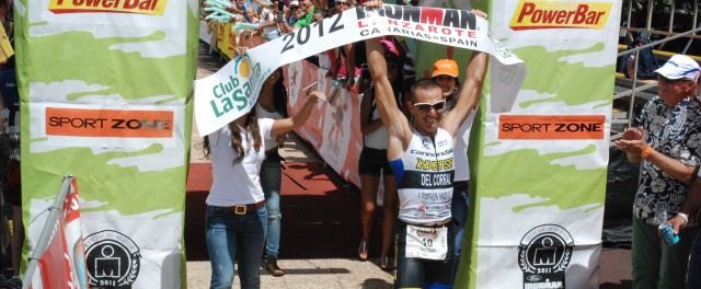 Víctor del Corral y Michelle Vesterby, vencedores del XXI Ironman Lanzarote