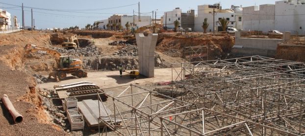 El primer puente de la Circunvalación empieza a cobrar forma y el Cabildo espera que la obra entre Maneje y Titerroy termine en 9 meses