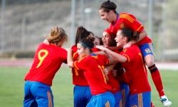 Sandra Hernández marca dos goles con España sub´17