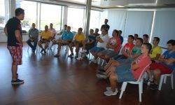 Los monitores del CD Lomo recibieron un curso de formación de los técnicos de la UD Las Palmas