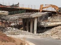 Adiós a los viejos puentes de la Circunvalación de Arrecife