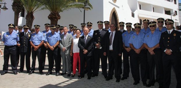 La Policía Local de Tías celebra la festividad de su santo patrón, el Cristo de la Vera Cruz