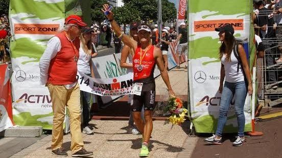 Romain Guillaume y Lucy Gossage, ganadores del Ironman de Lanzarote 2014