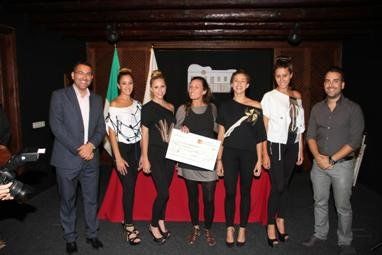 Pedro Betancort, Jeziel Martín, Hilario Acosta y María Dolores Velamazán, ganadores del Certamen Jóvenes Creadores