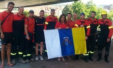 Los bomberos de Lanzarote logran el primer puesto como equipo novel en el Campeonato de España de Excarcelación