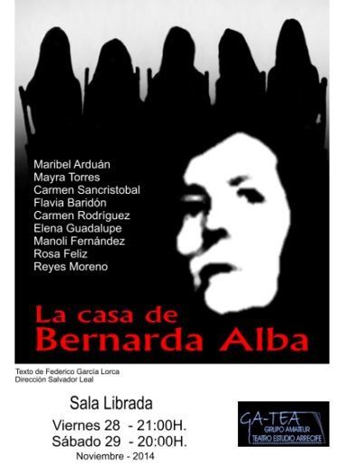 La casa de Bernarda Alba, este fin de semana en Arrecife