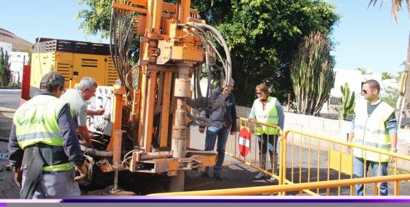 Yaiza ejecuta obras de emergencia para el drenaje de aguas pluviales