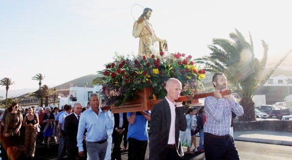 La Asomada celebró  el día grande de sus fiestas en honor a San José Obrero