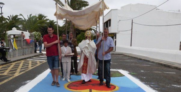 San Bartolomé vivió con mucha devoción la celebración del Corpus