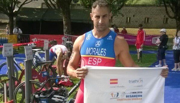 Cuarta posición para Lionel Morales en la Besançon ITU World Paratriathlon Event