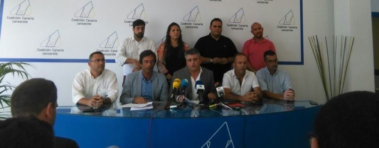 La plana mayor de CC en la isla presenta las enmiendas a los presupuestos del Estado