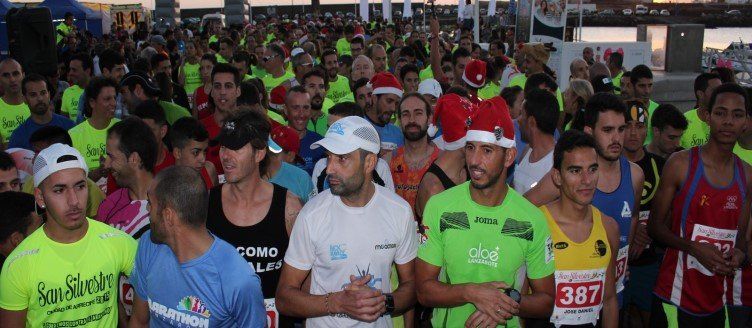 Lucho González y Patricia Grewatta, ganadores de la San Silvestre Ciudad de Arrecife