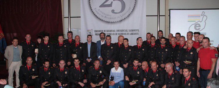 El Parque de Bomberos de Lanzarote celebra su 25 aniversario