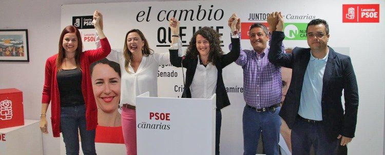 PSOE y NC presentan sus candidaturas conjuntas a las próximas Elecciones Generales