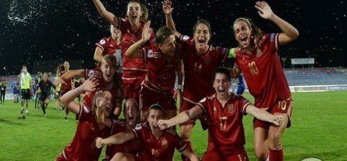 Sandra Hernández, subcampeona de Europa con la sub 19 de fútbol