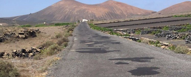 Ciudadanos urge al Cabildo a arreglar en condiciones la carretera del Peñón