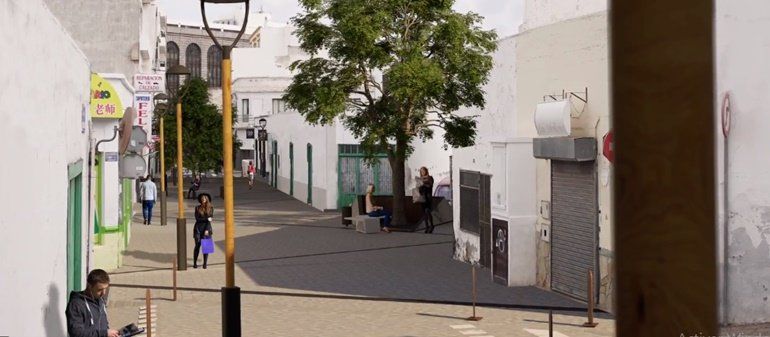 Las obras para modernizar y peatonalizar la calle Hermanos Zerolo de Arrecife comenzarán el lunes