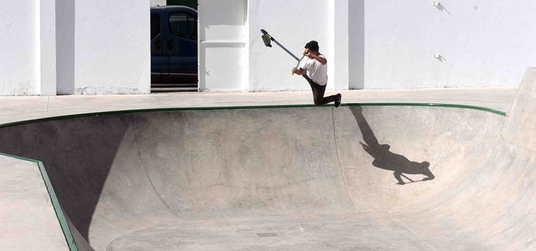 El skatepark de San Bartolomé abre sus puertas