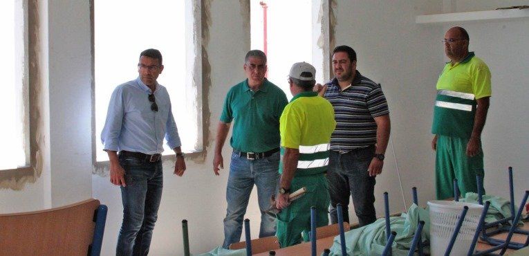 Teguise pone a punto los colegios del municipio de cara al comienzo de curso