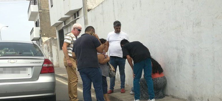 Herido un niño de siete años tras ser atropellado en la calle Gómez Ulla de Arrecife