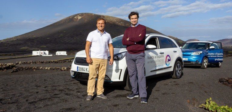 Lanzarote acoge la cuarta etapa de la Vuelta a España en vehículo eléctrico