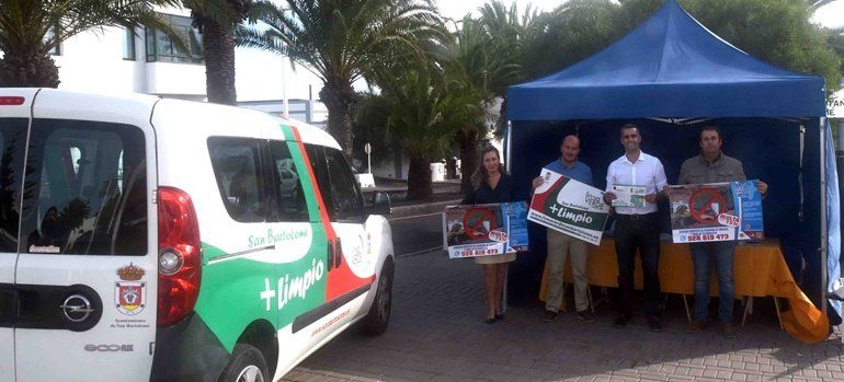 San Bartolomé lanza una nueva campaña de concienciación en materia de limpieza