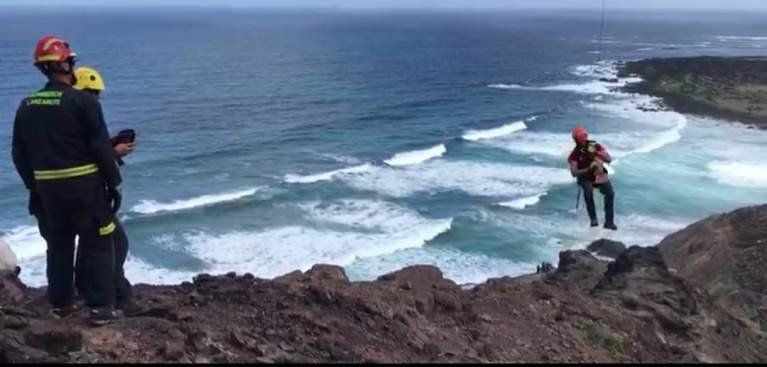 Rescatado un parapentista accidentado en el Mirador del Río