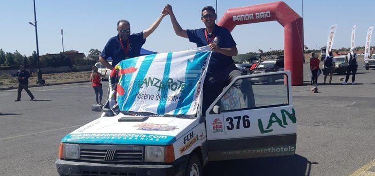 Los lanzaroteños Pedro Padrón y Luis Ferrer finalizan con éxito la XI Panda Raid