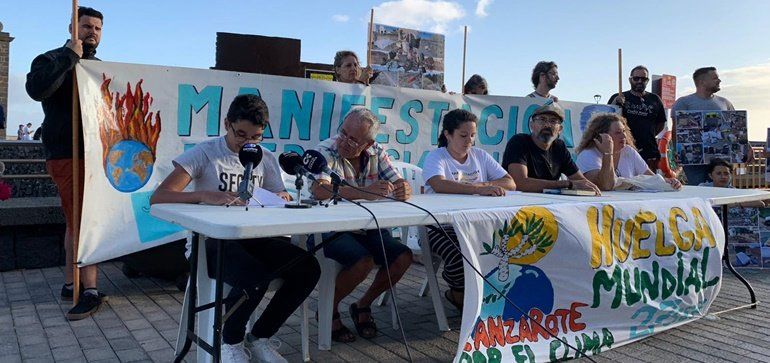 Lanzarote por el Clima llama a la huelga de este viernes, que culminará con una manifestación en Arrecife