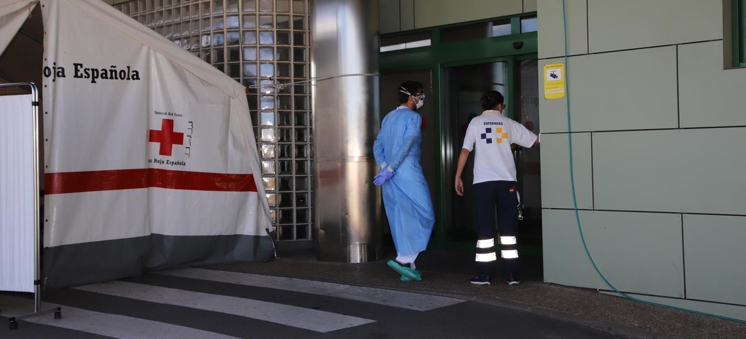 El Hospital Molina Orosa, al inicio de la pandemia de Covid