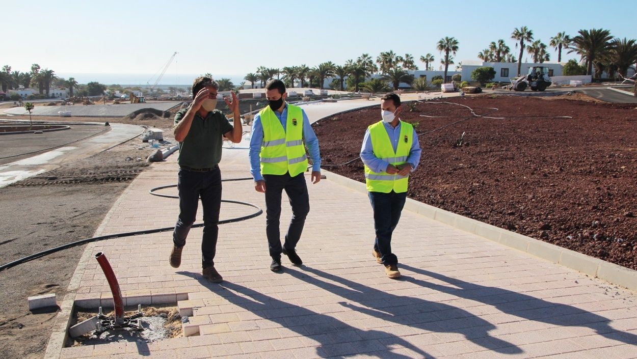 Visitas a las obras del Parque Atlántico de Playa Blanca