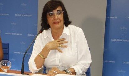 Rosa Torres, en una rueda de prensa