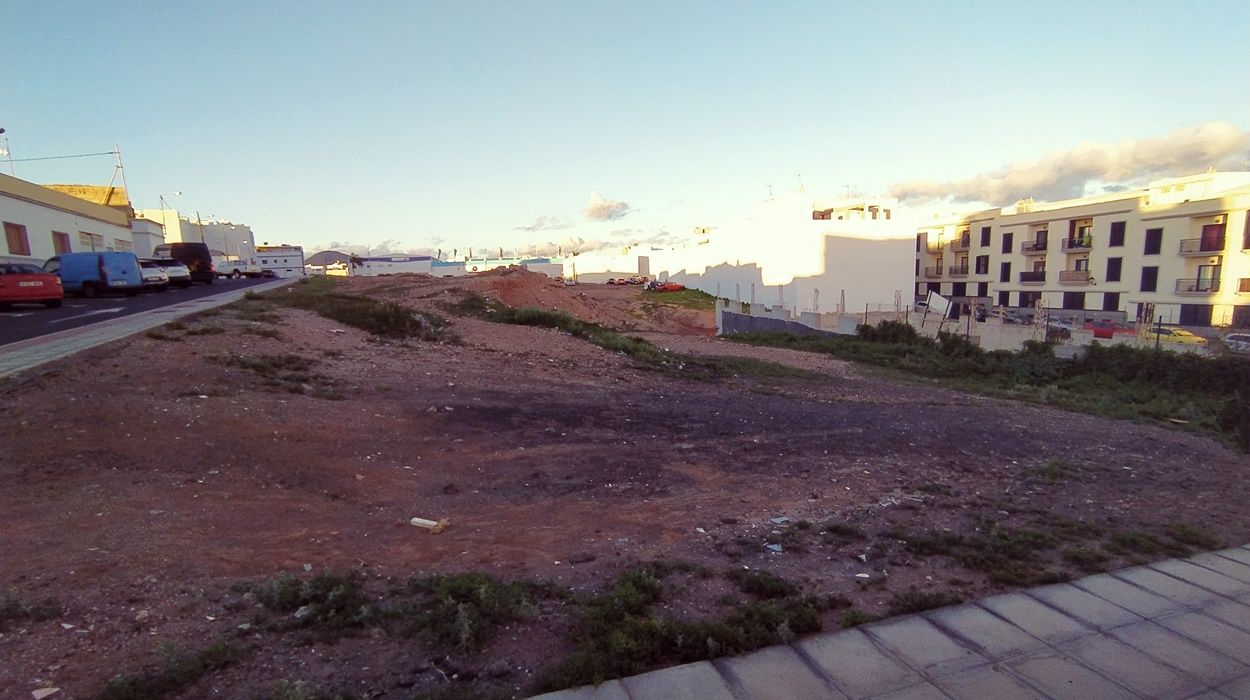 Zona del barrio de Los Alonso donde se ha otorgado licencia para construir un nuevo edificio de viviendas