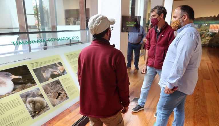 Visita de José Antonio Valbuena al Parque Nacional de Timanfaya