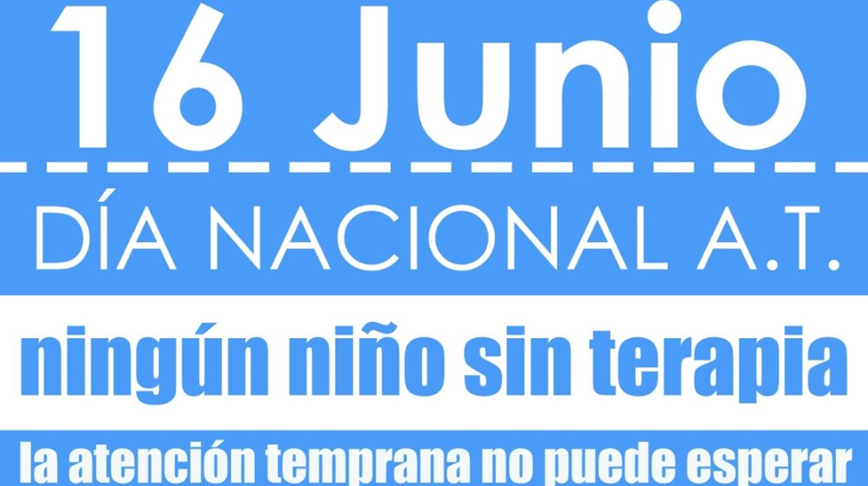 Imagen del cartel de la manifestación por la Atención Temprana