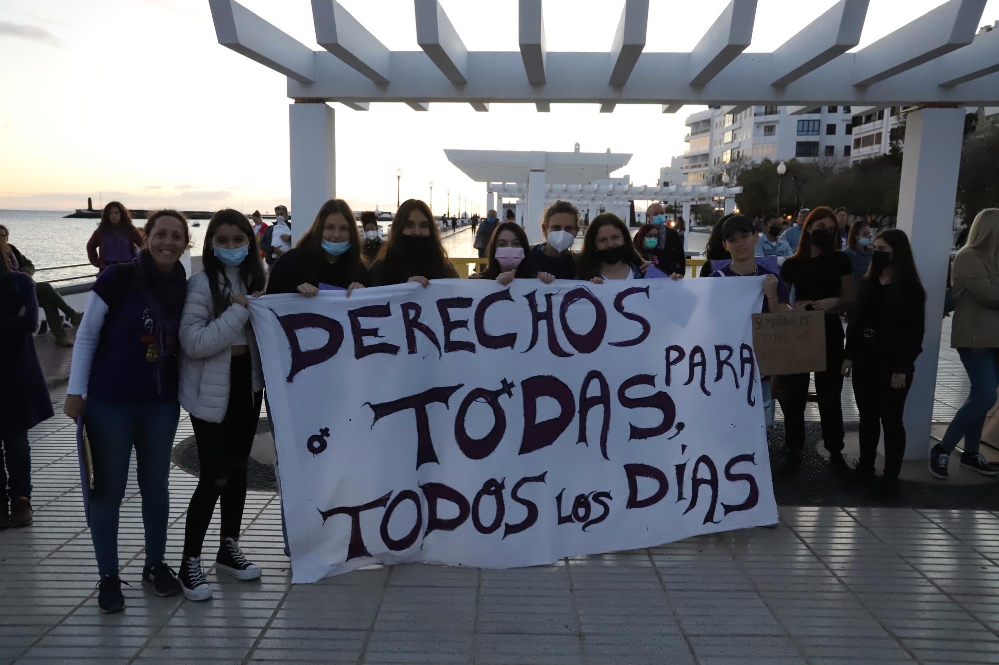 Manifestación feminista por el 8 de marzo en una imagen de archivo de 2022