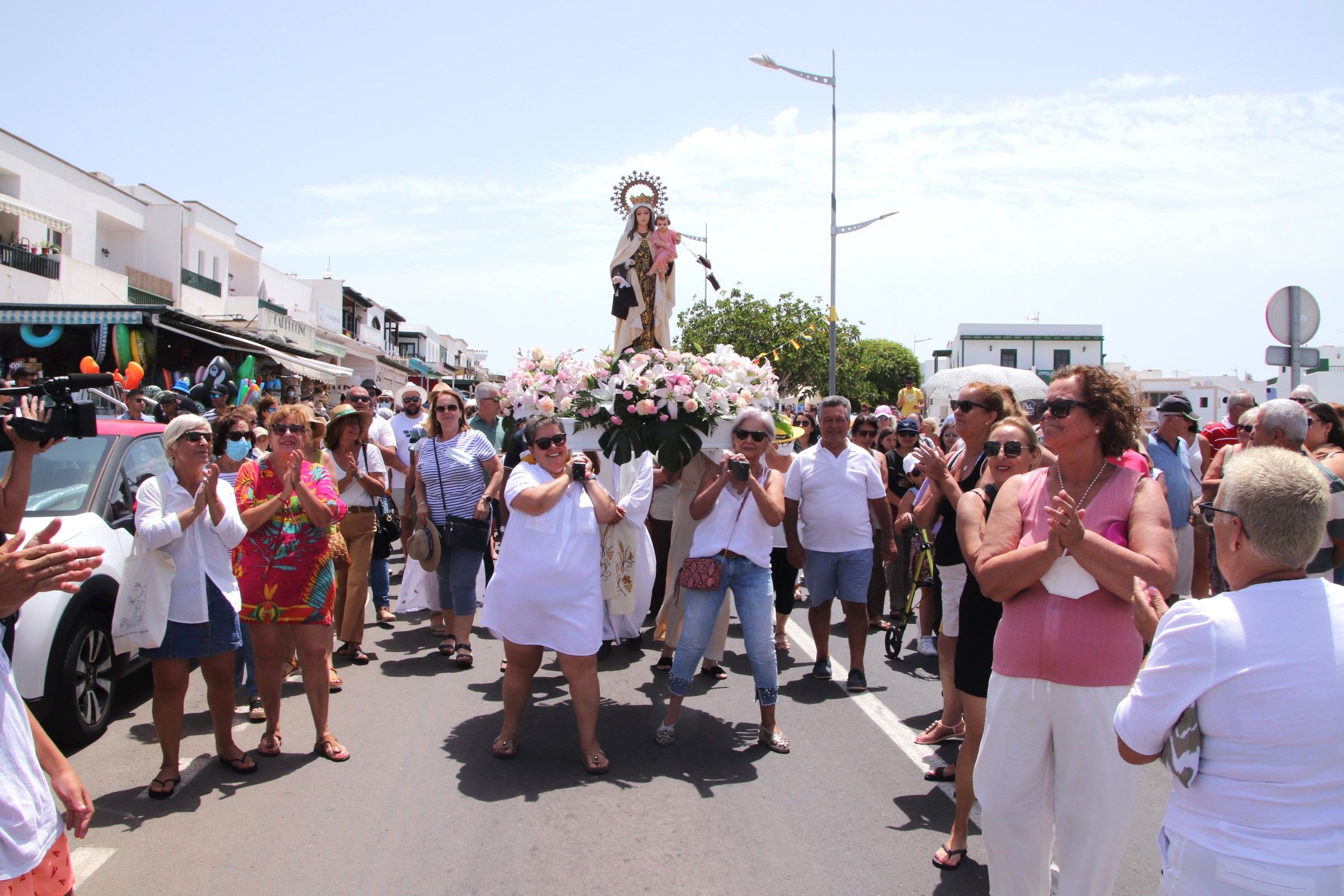 Procesión marítima del Carmen de Playa Blanca 2022