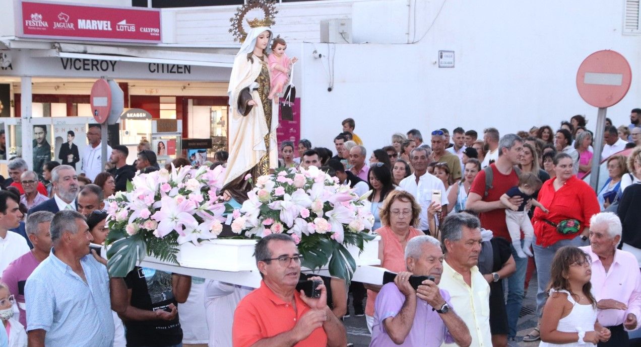 Procesión del Carmen en Playa Blanca