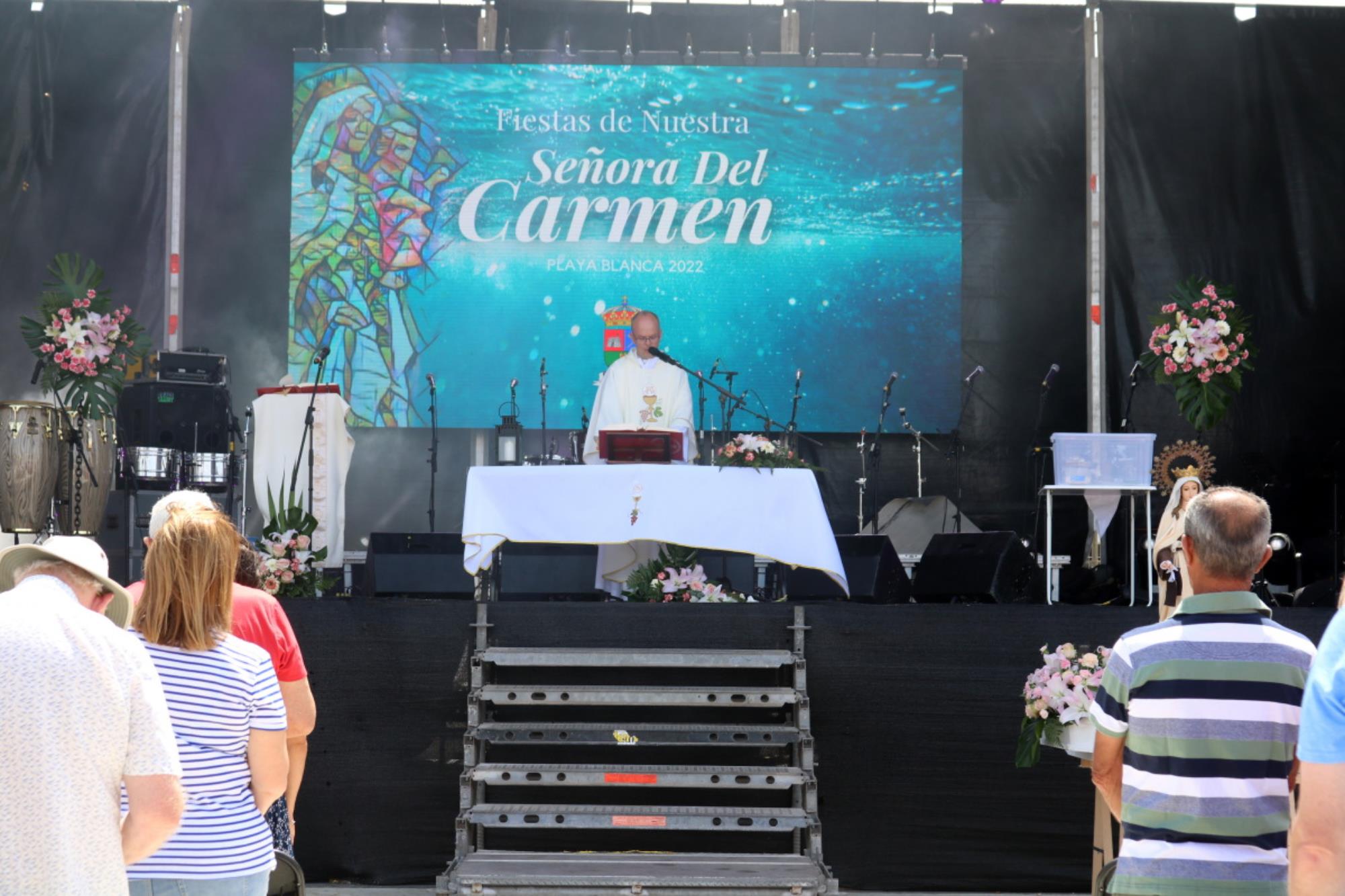 Procesión marítima del Carmen de Playa Blanca 2022