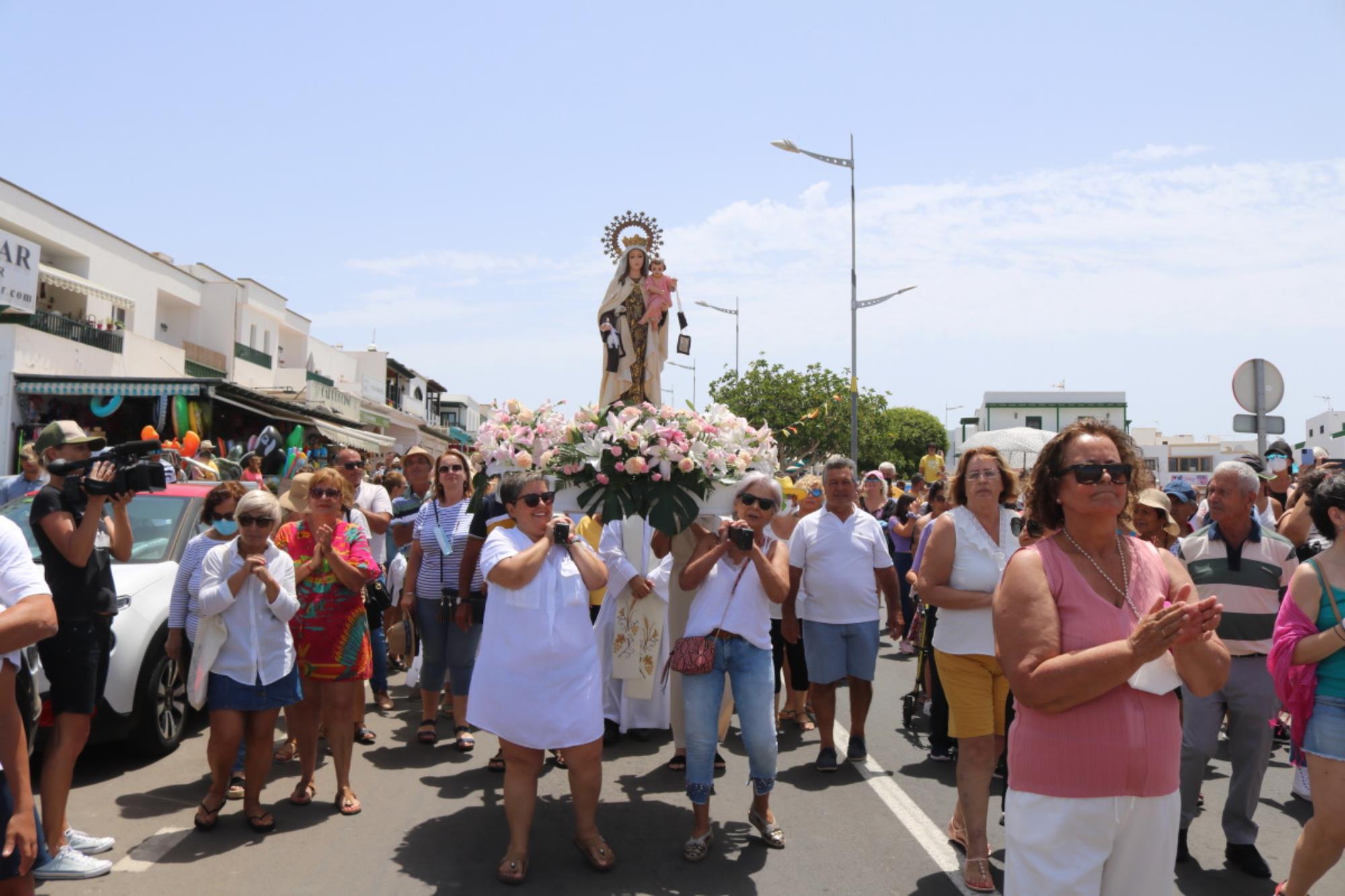 Procesión marítima del Carmen de Playa Blanca 2022