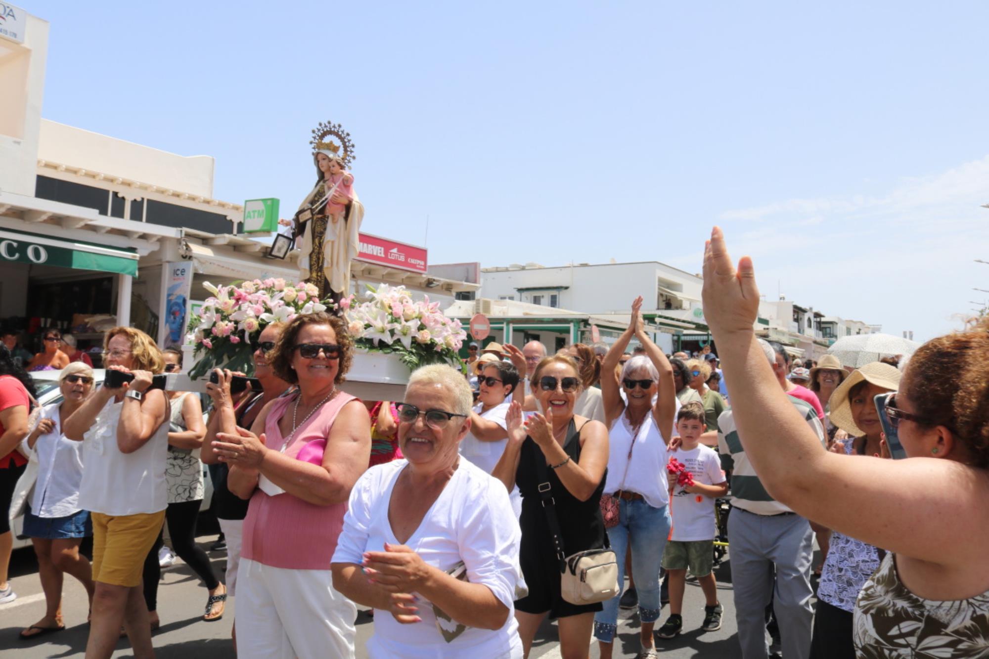 Procesión marítima del Carmen de Playa Blanca 2022