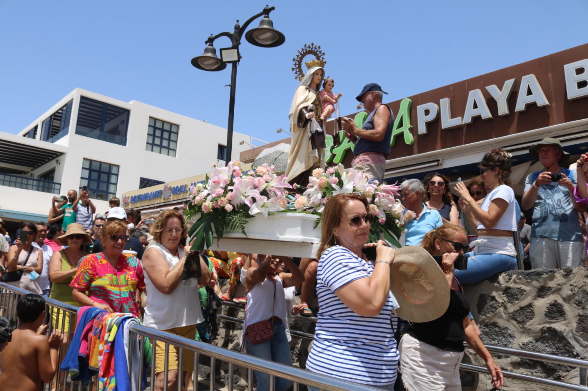 Procesión marítima del Carmen de Playa Blanca 2022